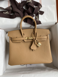 Hermes Birkin 25 Bag Beige Epsom