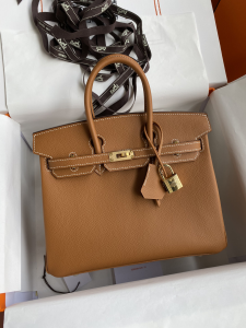 Hermes Birkin 25 Bag Brown Epsom