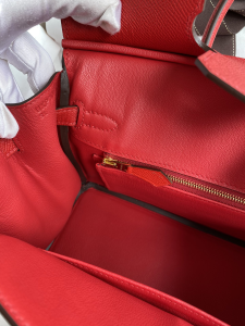 Hermes Birkin 25 Bag Red Epsom 25CM