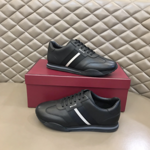 Bally Aster Leather Sneaker Black 39To43