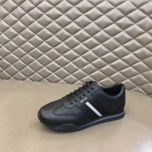 Bally Aster Leather Sneaker Black 39To43