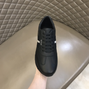 Bally Aster Leather Sneaker Black 39To43