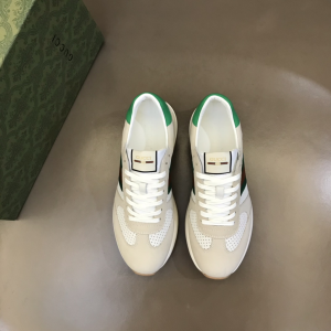 Gucci Web Leather Sneaker Beige 38To45