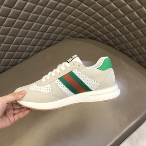Gucci Web Leather Sneaker Beige 38To45