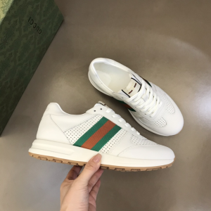 Gucci Web Leather Sneaker White 38To45 