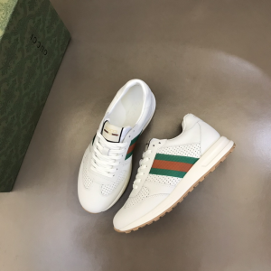 Gucci Web Leather Sneaker White 38To45
