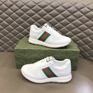 Gucci Web Leather Sneaker White 38To45