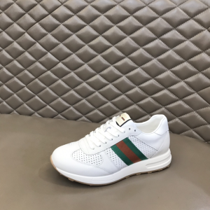 Gucci Web Leather Sneaker White 38To45