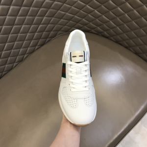 Gucci Web Leather Sneaker White 38To45