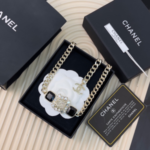 Chanel Crystal CC Chain Necklaces