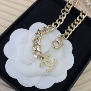 Chanel Crystal CC Chain Necklaces