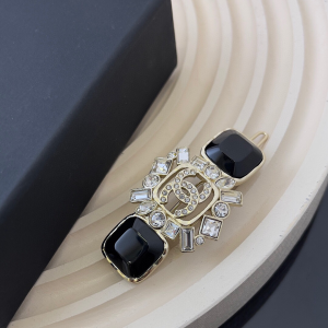 Chanel Crystal CC Hair Pin