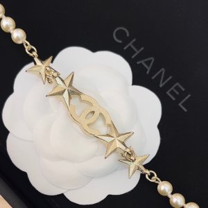 Chanel Crystal CC Pearls Necklaces