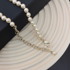 Chanel Crystal CC Pearls Necklaces