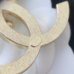 Chanel Crystal CC Star Brooch