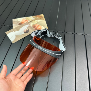 Dior DiorClub V1U Brown Visor Cap Hat