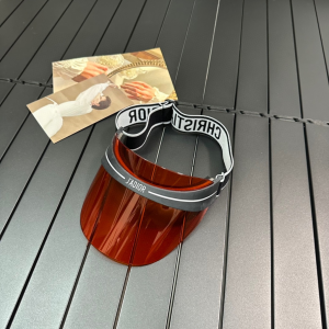 Dior DiorClub V1U Brown Visor Cap Hat