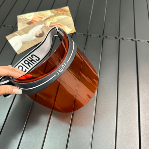 Dior DiorClub V1U Brown Visor Cap Hat