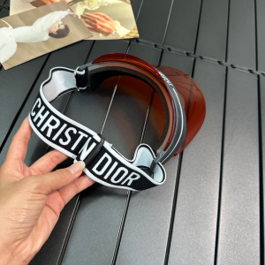 Dior DiorClub V1U Brown Visor Cap Hat