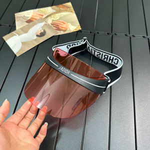 Dior DiorClub V1U Brown Visor Cap Hat
