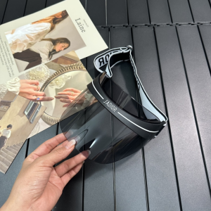 Dior DiorClub V1U Gray Visor Cap Hat