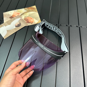Dior DiorClub V1U Purple Visor Cap Hat