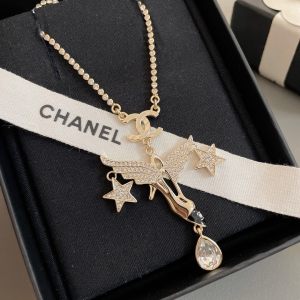 Chanel CC Star Shoes Pendant Necklace