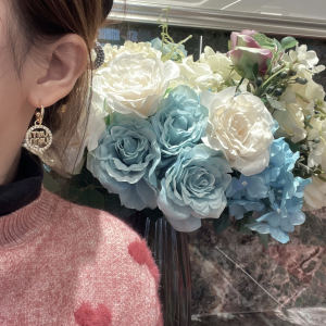 Miu Miu Crystal Round Earrings