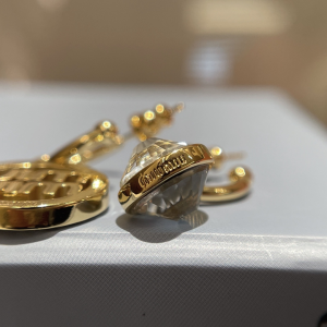 Miu Miu Crystal Round Earrings