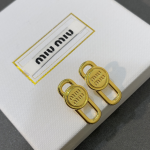 Miu Miu Gold Earrings