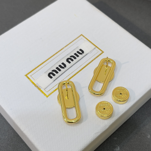 Miu Miu Gold Earrings