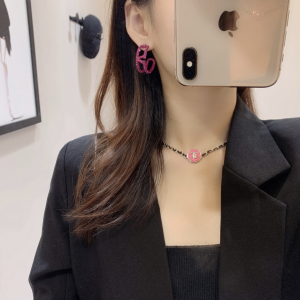 Valentino Crystals Vlogo Earrings