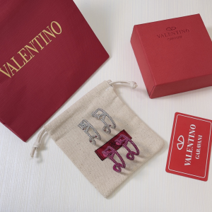 Valentino Crystals Vlogo Earrings