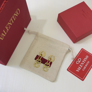 Valentino Vlogo Earrings Gold