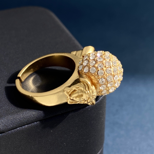 Versace Medusa Crystal Ball Rings