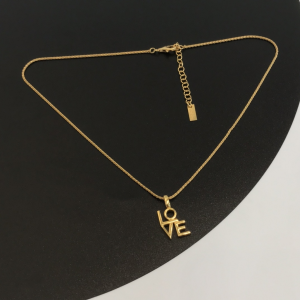 Saint Laurent YSL Love Pendant Necklace