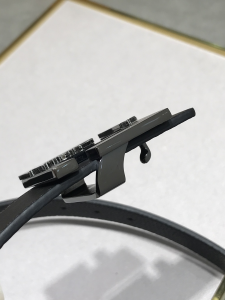 Fendi FF Logo Black Leather Belt 38MM