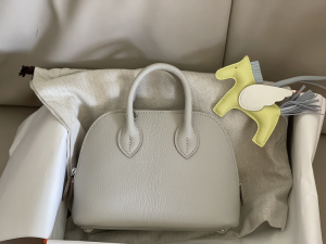 Hermes Bolide Mini Bag White 18CM