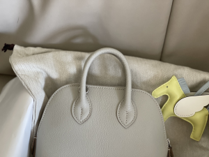 Hermes Bolide Mini Bag White 18CM