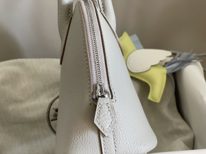 Hermes Bolide Mini Bag White 18CM