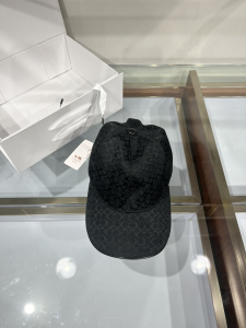 Coach Black GG Canvas Baseball Cap Hat