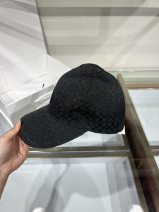 Coach Black GG Canvas Baseball Cap Hat