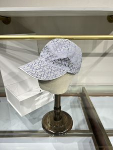 Coach Gray GG Canvas Baseball Cap Hat