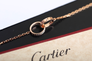 Cartier Love Necklace Rose Gold