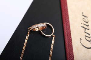 Cartier Love Necklace Rose Gold