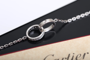 Cartier Love Necklace White Gold
