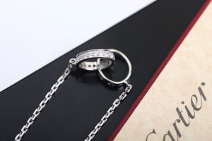 Cartier Love Necklace White Gold