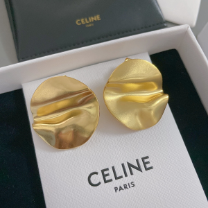 Celine Medaille Celine Gold Earrings