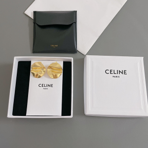Celine Medaille Celine Gold Earrings
