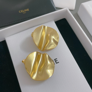 Celine Medaille Celine Gold Earrings